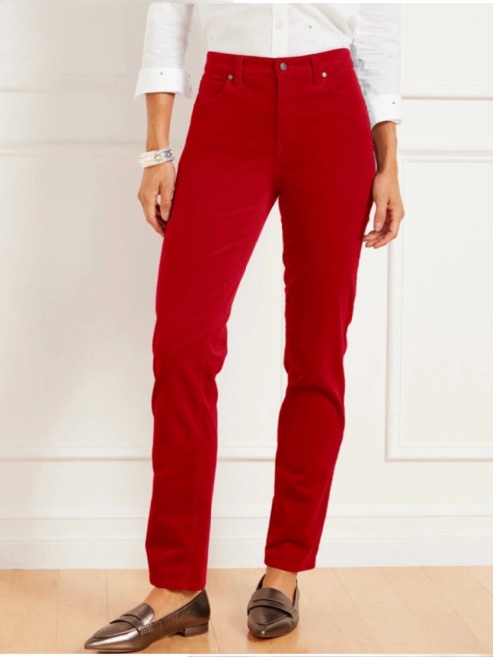 Talbots Corduroy Straight Leg Pant